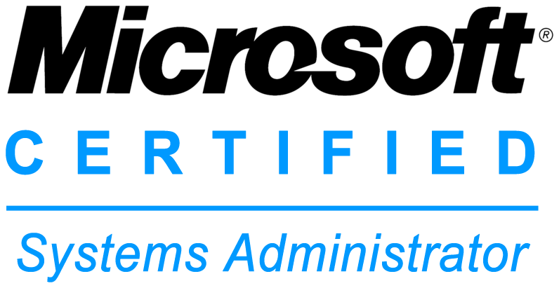 Microsoft Certified Systems Administrator badge