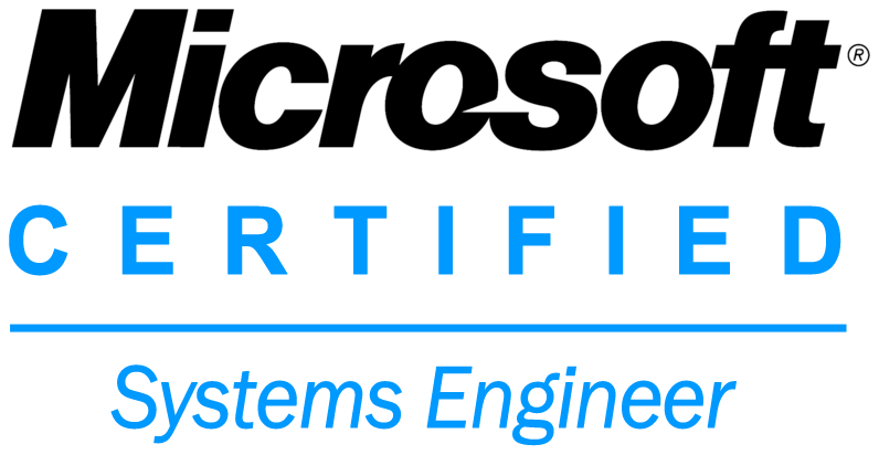 Microsoft Certified Systems Engineer badge