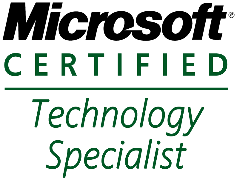 Microsoft Certified Technology Specialist badge