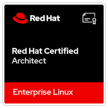 Red Hat Certified Architect in Enterprise Linux badge